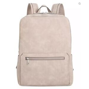 Alfani NWT Light Taupe Faux Suede Backpack $99 Retail
